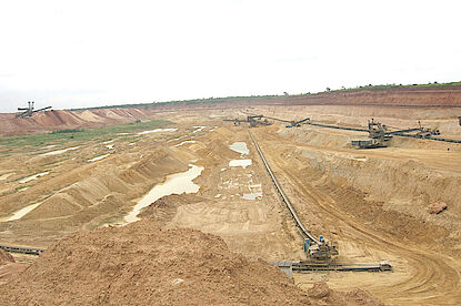 Bucket Wheel Operation in Africa