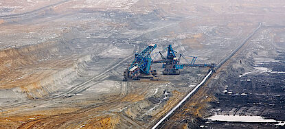 Open pit mining