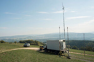 In-field processing truck