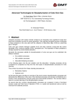 Technologies for Coke Oven Gas Desulphurisation